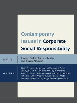 cover image of Contemporary Issues in Corporate Social Responsibility